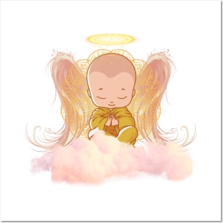 Winged Baby Buddha Posters and Art